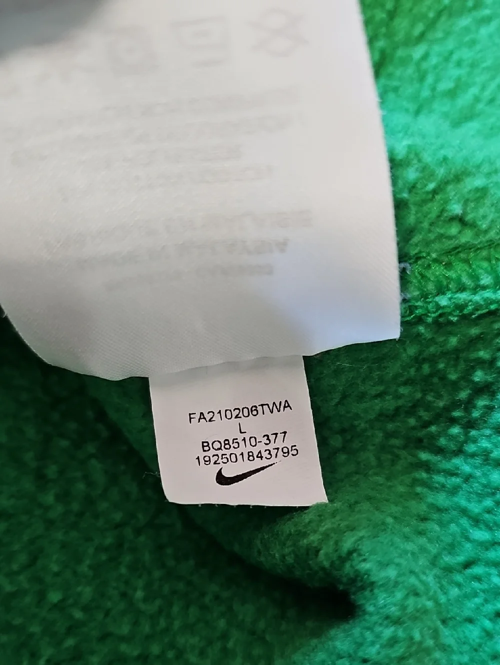 Nike Oregon Ducks Crewneck Sweatshirt Green/Yellow Large